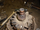 Снятие,установка, ремонт генератора на автомобиле Citroen Picasso- замена коллектора(4)